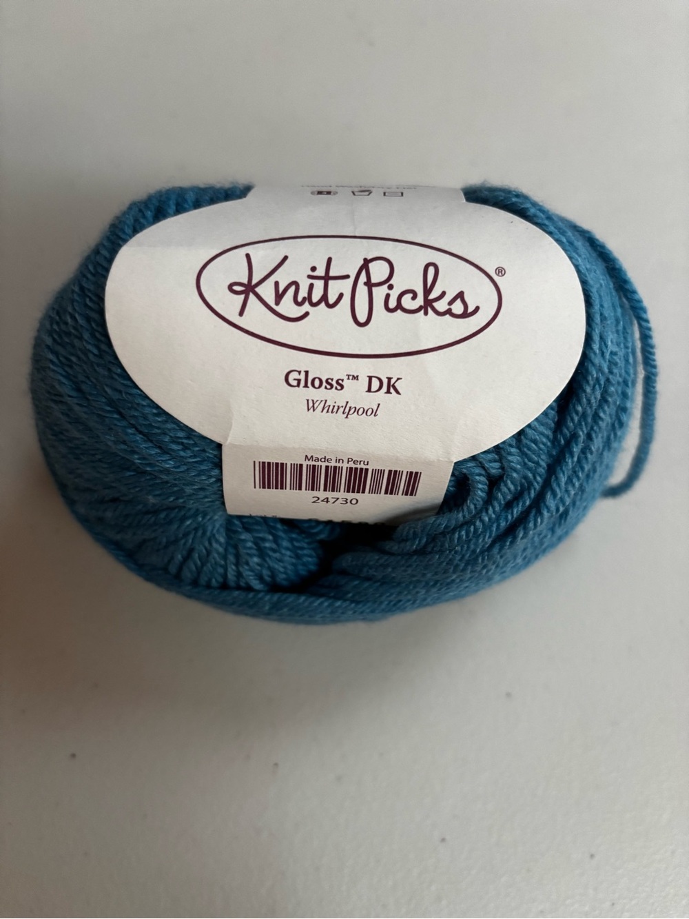 Knit Picks Gloss DK 70% Merino Wool 30% Silk Color: Whirlpool